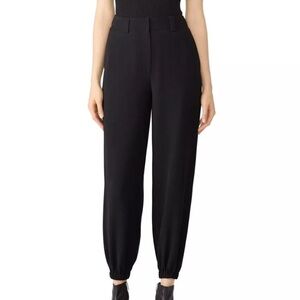 Cinq a Sept Pants Vega Dress Joggers Trousers Black size 8